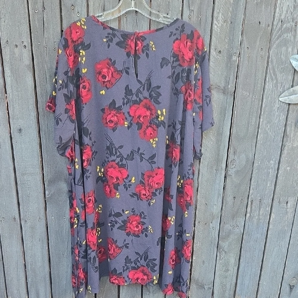 Torrid Pink Short Sleeve Tie Front Blouse - Picture 3 of 5